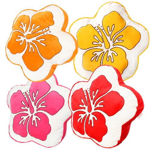 417꽃 쿠션 방석(4color)핑크6노랑6오렌지6레드3